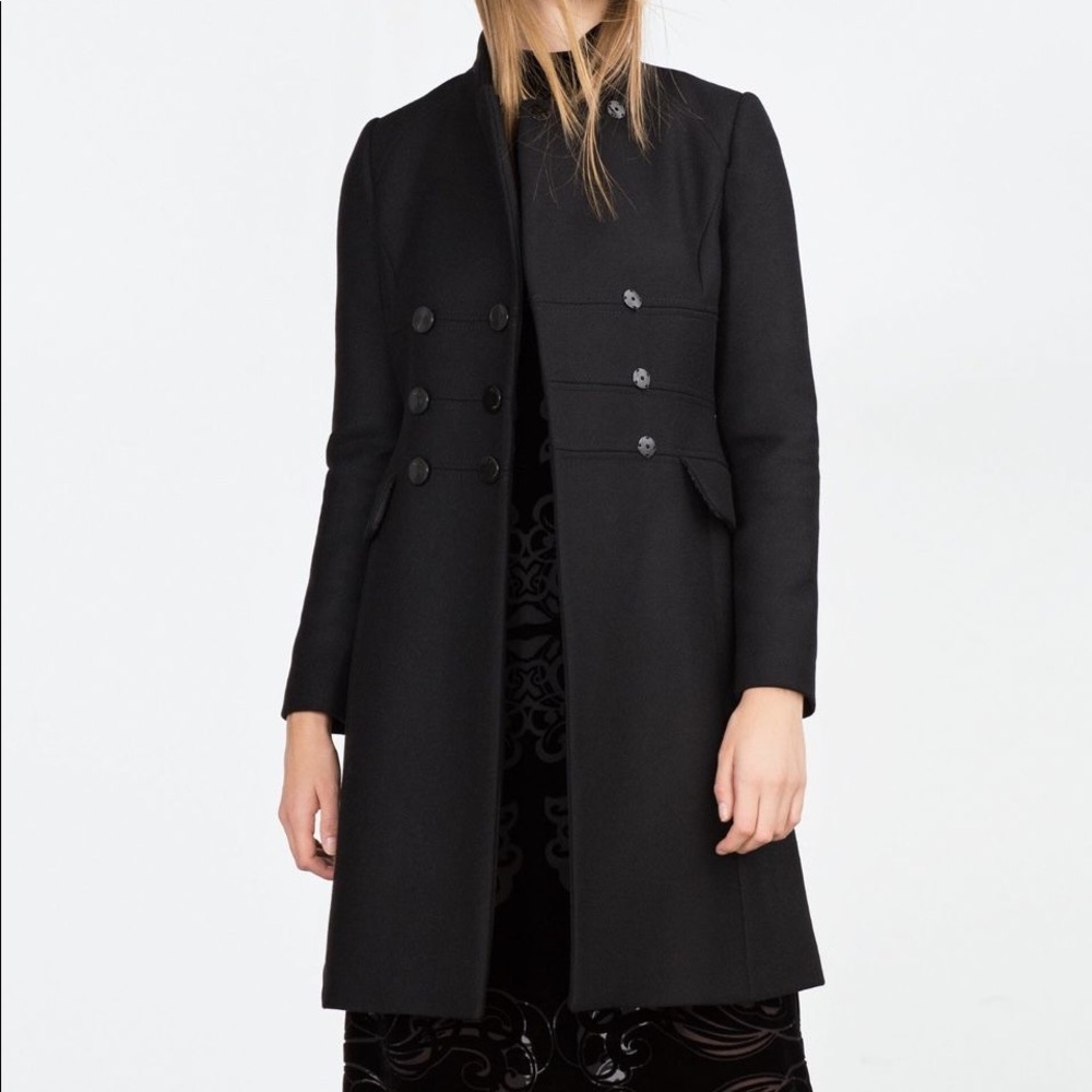 Zara Tailored Coat-repairs noted